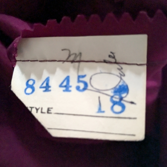Off Shoulder Sequin Cocktail Evening Attached Chiffon Bow Side Split VTG Dress - Picture 12 of 12